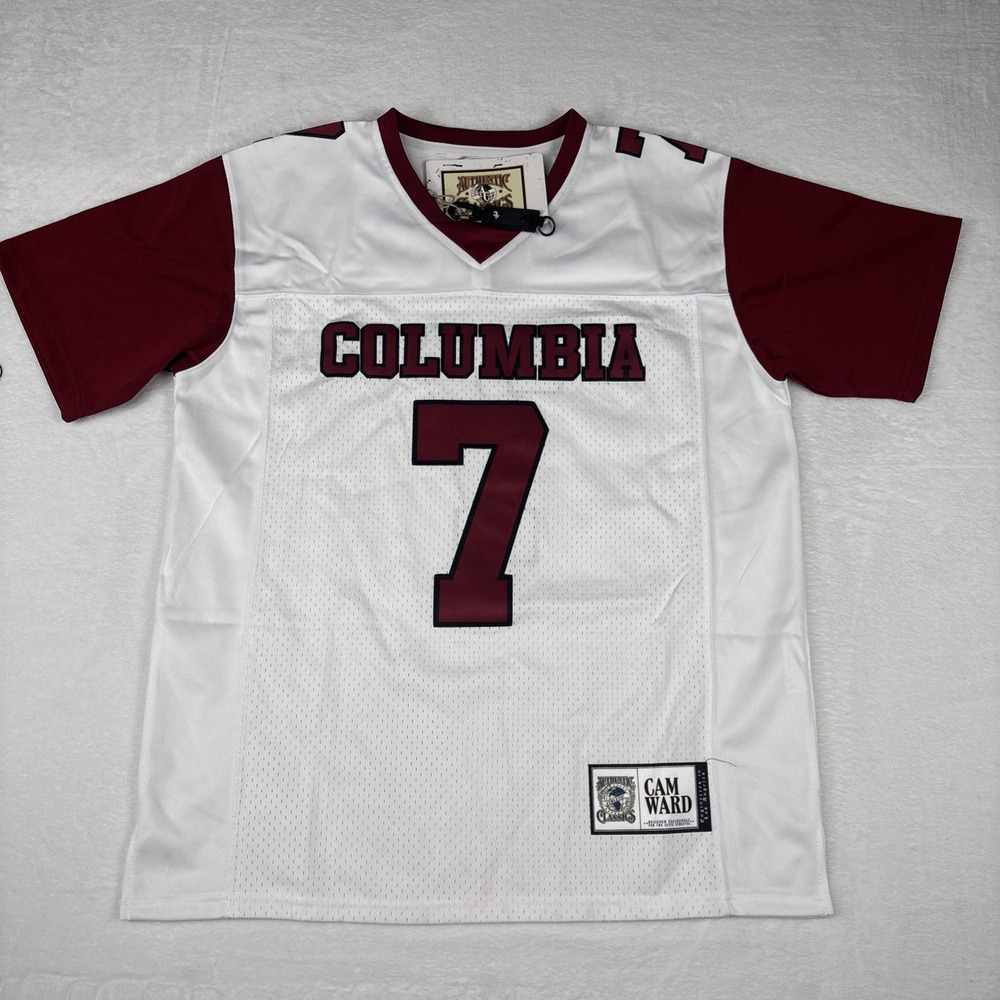 Headgear Classics Cam Ward Columbia High School Football Jersey Maroon White XL